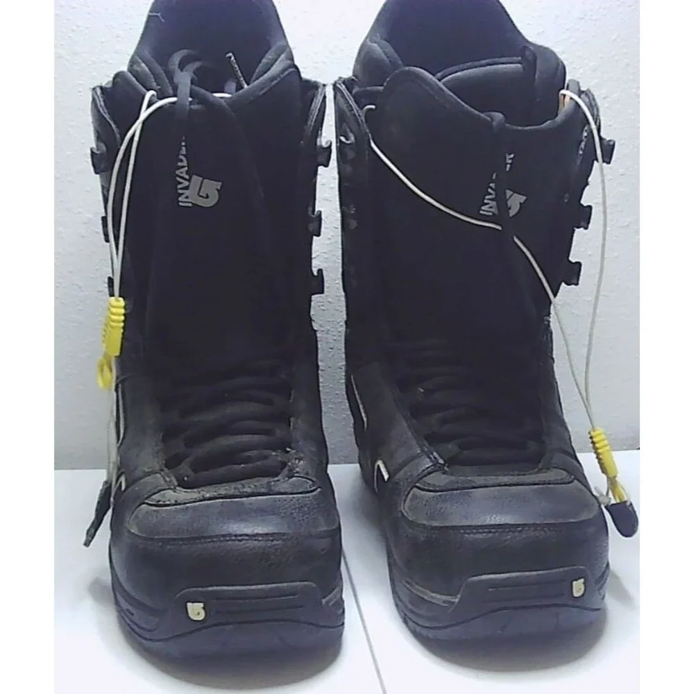 Burton Invader Black/White Snowboard Boots Men's Size 11
